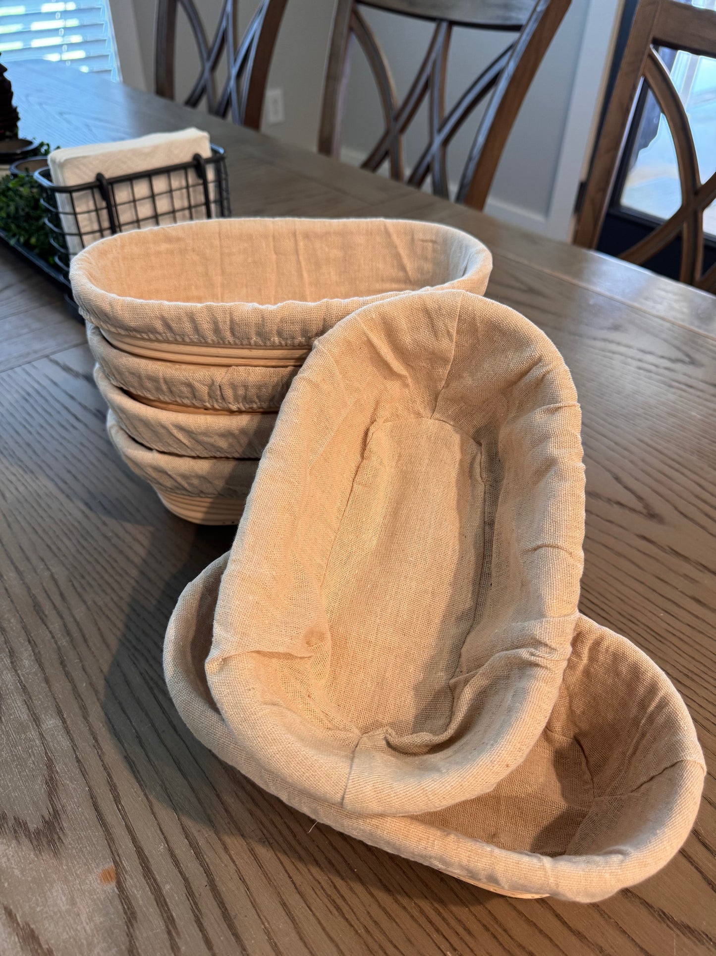 10 inch oval banneton proofing basket for sourdough bread