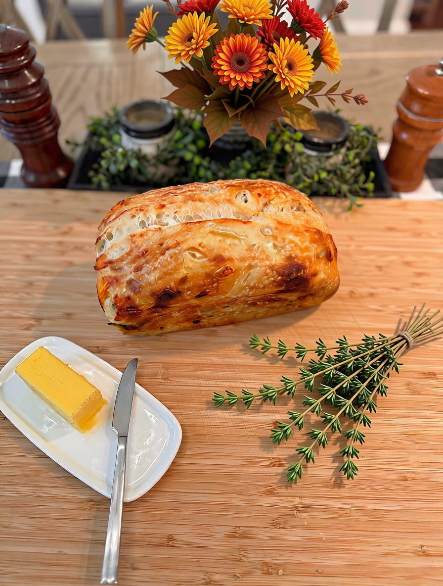 Cheddar Thyme Sourdough