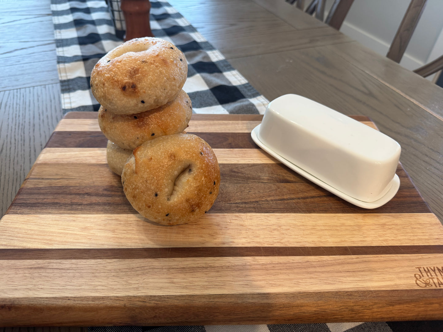 Everything bagels made with sourdough from The Sour Crumb cottage bakery in Madison, Alabama