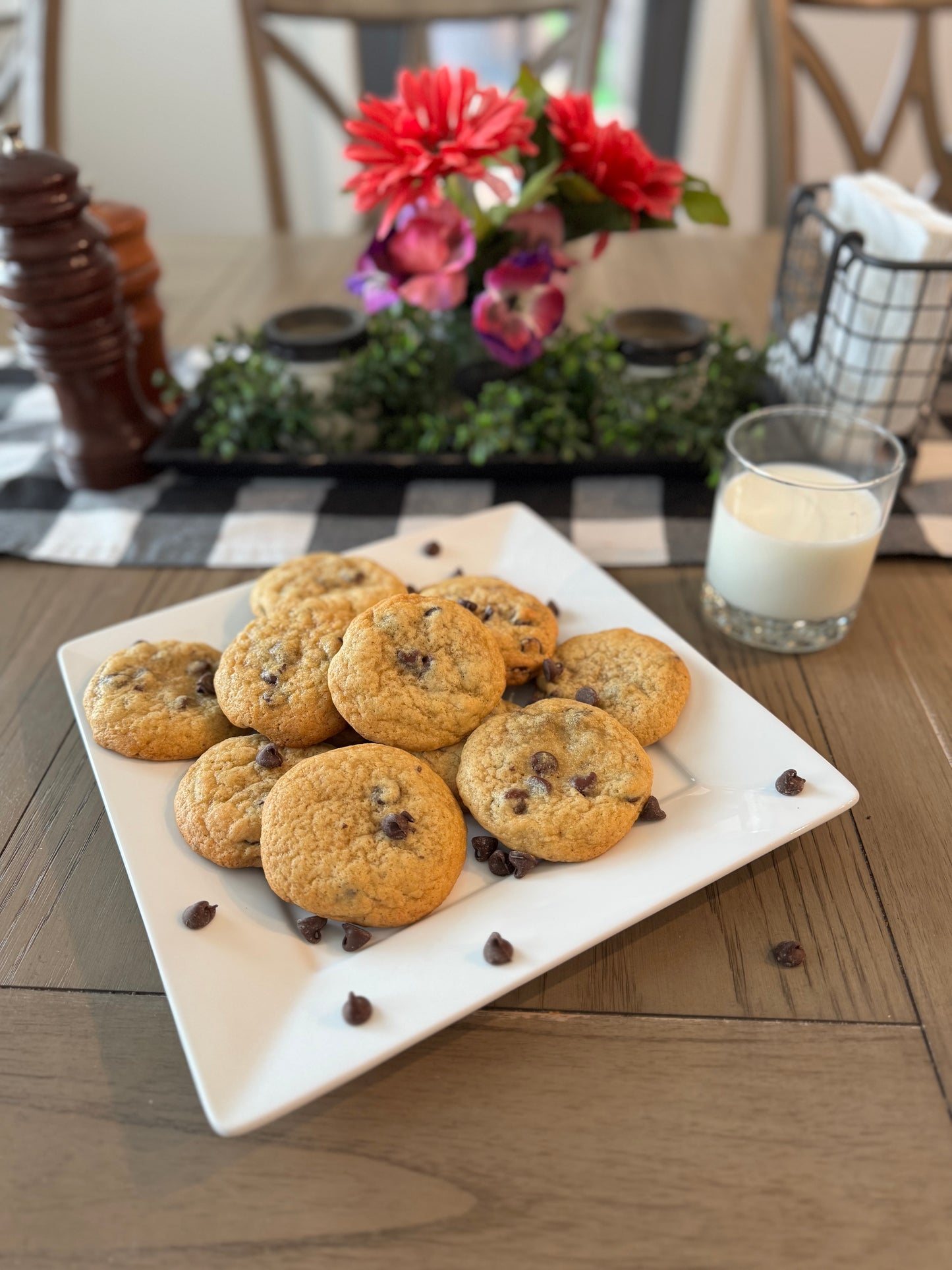 Corn-free lunchbox chocolate chip cookies made with sourdough from The Sour Crumb bakery