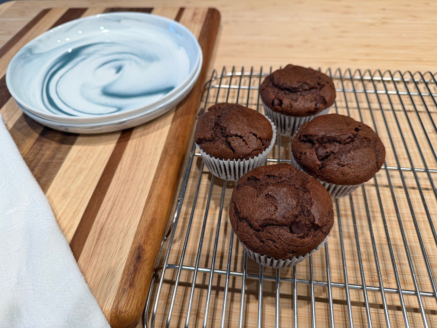 Gluten-Free Double Chocolate Muffins