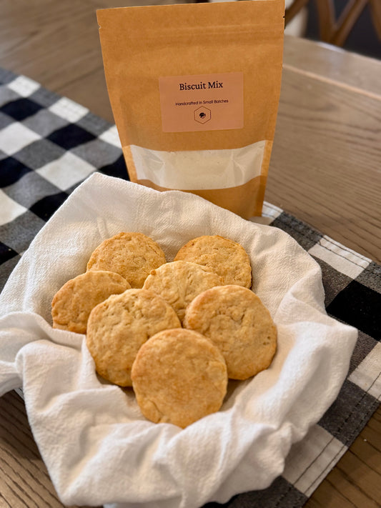 Sourdough biscuit mix from The Sour Crumb cottage bakery in Madison, Alabama
