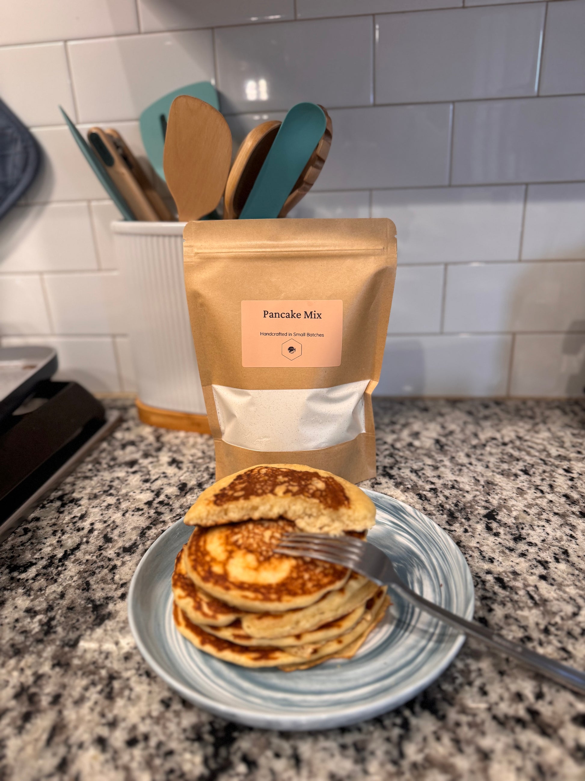 Sourdough pancake mix from The Sour Crumb in Madison, Alabama