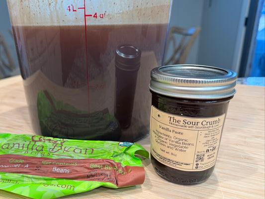 Pure vanilla bean paste for baking from The Sour Crumb in Madison, Alabama